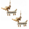Wiener dog earrings
