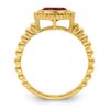Garnet Gold Ring