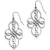 Metal cross earrings