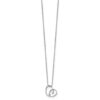 February $100 Special – Diamond Open Heart Necklace