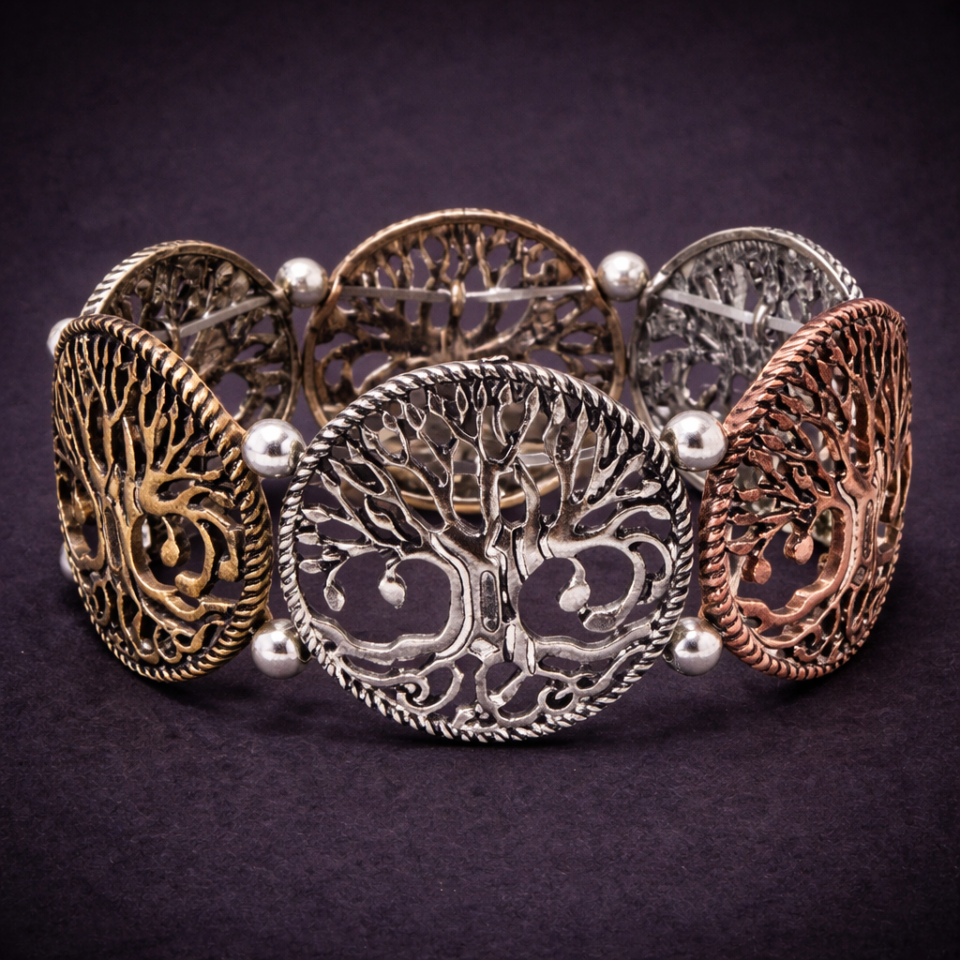 Tree of life stretch bracelet