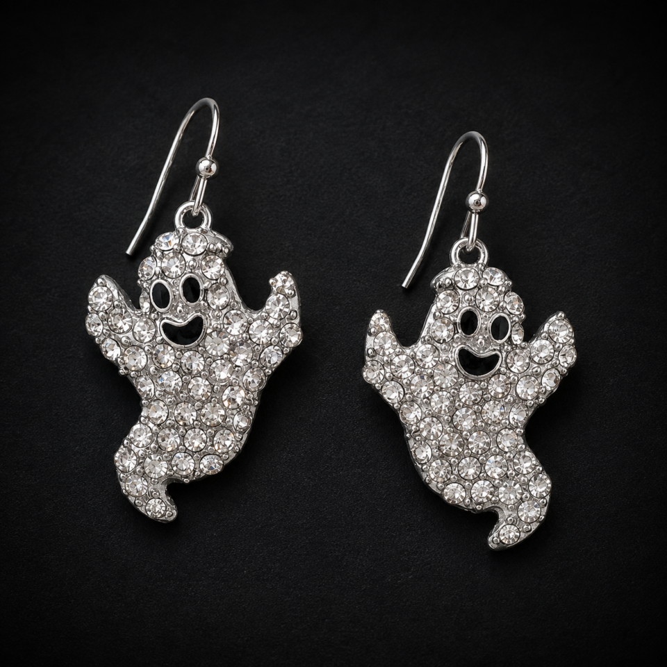 Glimmering Ghost Earrings