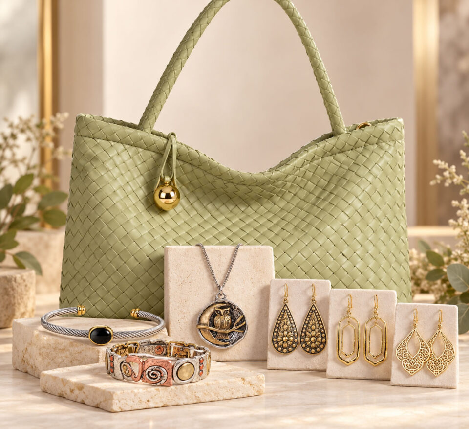 monique tote & jewelry collection